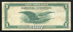 Fr. 727 1918 $1 One Dollar Frbn Federal Reserve Bank Note Chicago, IL Vf