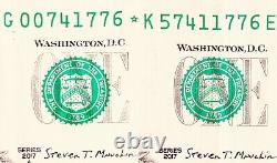 INDEPENDENCE DAY NOTE JULY 4 1776 HOLY GRAIL Fancy Serial Number One Dollar Bill