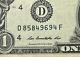 Jet Black Ink Well Contamination Error One Dollar Bill 2013 Federal Reserve Note