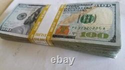 Lot 20x One Hundred ($2000) Dollar Bills Real U. S. Money from Pack. Normal Cash