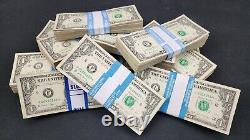 Lot Of 100 $1 Us Frb One Dollar Bills Star Notes $100 Strap You Pick Seal A-l