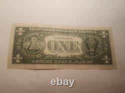 Low serial number 1 one dollar bill