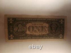 Low serial number 1 one dollar bill 2009