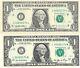 Matching Serial Number Fancy Federal Number Note One Dollar Reserve Note