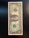 Misprinted 1993 Circulated B One Dollar Bill Full Rear Side Print Over Front