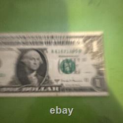 Miss Cut One Dollar Bill