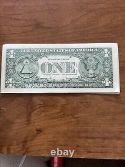 NEW 2017 $1 One Dollar Star Note, (K) Dallas K 06852276? Uncirculated