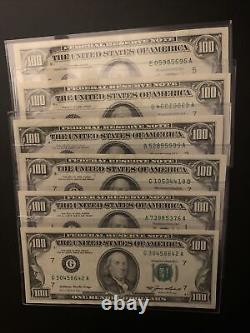 ONE HUNDRED DOLLAR BILL ($100 Bill)- Lightly Circulated (Free Semi Rigid Holder)
