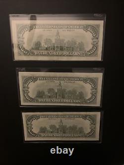 ONE HUNDRED DOLLAR BILL ($100 Bill)- Lightly Circulated (Free Semi Rigid Holder)