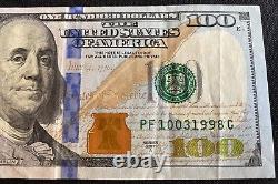 October 3rd 1998 Birthday or Anniversary Date Note $100 One Hundred Dollar Bill