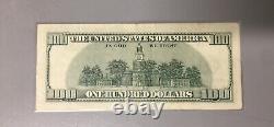 Old One Hundred Dollar Bill True Trinary Repeater Fancy Serial Number 46964696