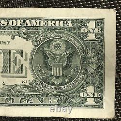 One Dollar Bill Very Fancy Low Serial Number G 00000369 I