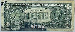 One Dollar Fancy Solvent Smear Error Note U. S. Federal Reserve $1 Free Shipping