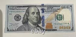 One Hundred Dollar Bill $100 2017a, Fancy Number 3 Doubles With 4 Sixes 66166055