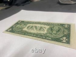 One dollar bill 1935 e misprinted with a star