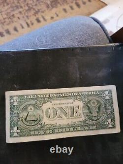 One dollar star note lowithrare serial number A00003622