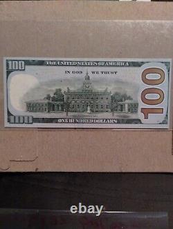 One hundred dollar bill Trinary star note Rare S/N