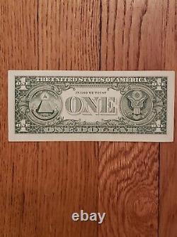 Quad 8s Trinary Note F86181868M Fancy Serial Number One Dollar Bill 2013