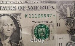 RARE Santanic Kill 666, $1 One Dollar Bill Star Note 2017 K11166637