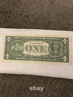 Rare 2017 One Dollar Star Noted bill, collectors item
