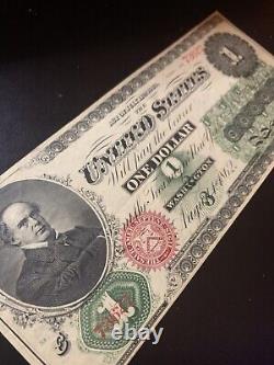 Rare FR-16c 1862 Series $1 One Dollar US Legal Tender Note Chase Greenback