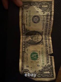 Rare One Dollar Bill 2013 Series