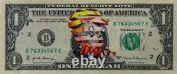 Richie Rich C. R. E. A. M. Digital Print On One Dollar Bill By Super A