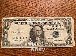 Series 1935 F One Dollar $1 Blue Seal Silver Certificate Note US federal bill