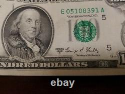 Series 1969 C US One Hundred Dollar Bill $100 Richmond E 05108391 A