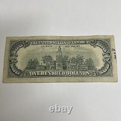 Series 1977 US One Hundred Dollar Bill $100 Chicago G 00282190 Star Note