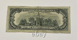 Series 1977 US One Hundred Dollar Bill $100 Cleveland D 01469108 A