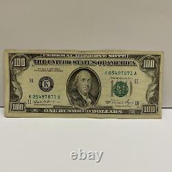 Series 1981 US One Hundred Dollar Bill $100 Dallas K 05497871 A