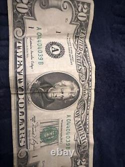 Series 1981 a 20 dollar bill