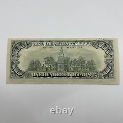 Series 1988 US One Hundred Dollar Bill $100 New York B 57169872 C small face