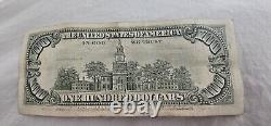 Series 1990 $100 Dollar Bill Federal Reserve Note Circulated