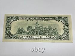 Series 1990 US One Hundred Dollar Bill Note $100 Dallas Texas K 52376021 A