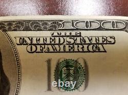 Series 1996 US One Hundred Dollar Bill $100 New York AB 49434217 L