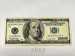 Series 1996 US One Hundred Dollar Bill $100 Richmond AE 03055737 B