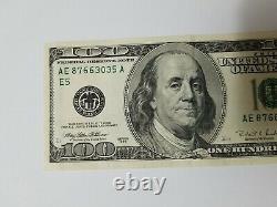 Series 1996 US One Hundred Dollar Bill $100 Richmond AE 87663035 A