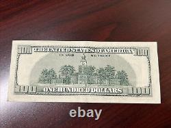 Series 1996 US One Hundred Dollar Bill Note $100 New York AB 95993137 R