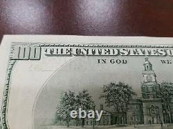 Series 2001 US One Hundred Dollar Bill Note $100 New York CB 26620305 D