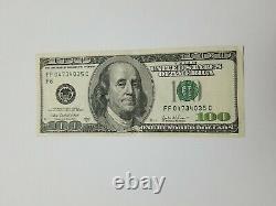 Series 2003 A US One Hundred Dollar Bill $100 Atlanta FF 0473435 C