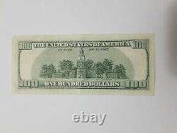 Series 2003 A US One Hundred Dollar Bill $100 Atlanta FF 0473435 C