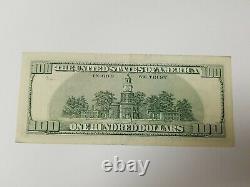 Series 2003 US One Hundred Dollar Bill $100 New York DB 31456617 D