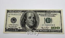 Series 2006 A US One Hundred Dollar Bill $100 Atlanta KF 75681096 B