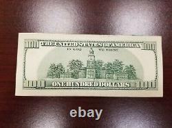 Series 2006 A US One Hundred Dollar Bill $100 Chicago KG 65199880 A