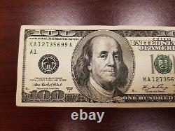 Series 2006 A US One Hundred Dollar Bill Note $100 Boston KA 12735699 A