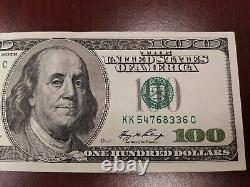 Series 2006 A US One Hundred Dollar Bill Note $100 Dallas KK 54768336 C