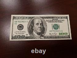 Series 2006 A US One Hundred Dollar Bill Note $100 KB 75159204 G New York