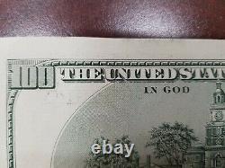 Series 2006 A US One Hundred Dollar Bill Note $100 KB 75159204 G New York